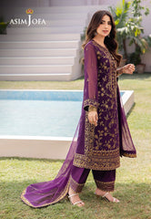 LUXURY CHIFFON UNSTITCHED 3PCS