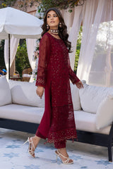 LUXURY CHIFFON UNSTITCHED 3PCS