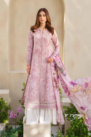 Iznik Embroidered And Printed Luxury Lawn 3Pcs