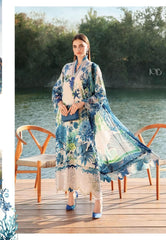 MARIA B UNSTITCHED LUXURY LAWN 3PCS