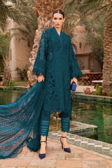 MARIA B UNSTITCHED LUXURY CHICKENKARI 3PCS