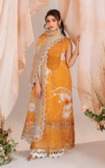 Asifa and Nabeel Lawn Embroided Printed Suit Collection Women Dress