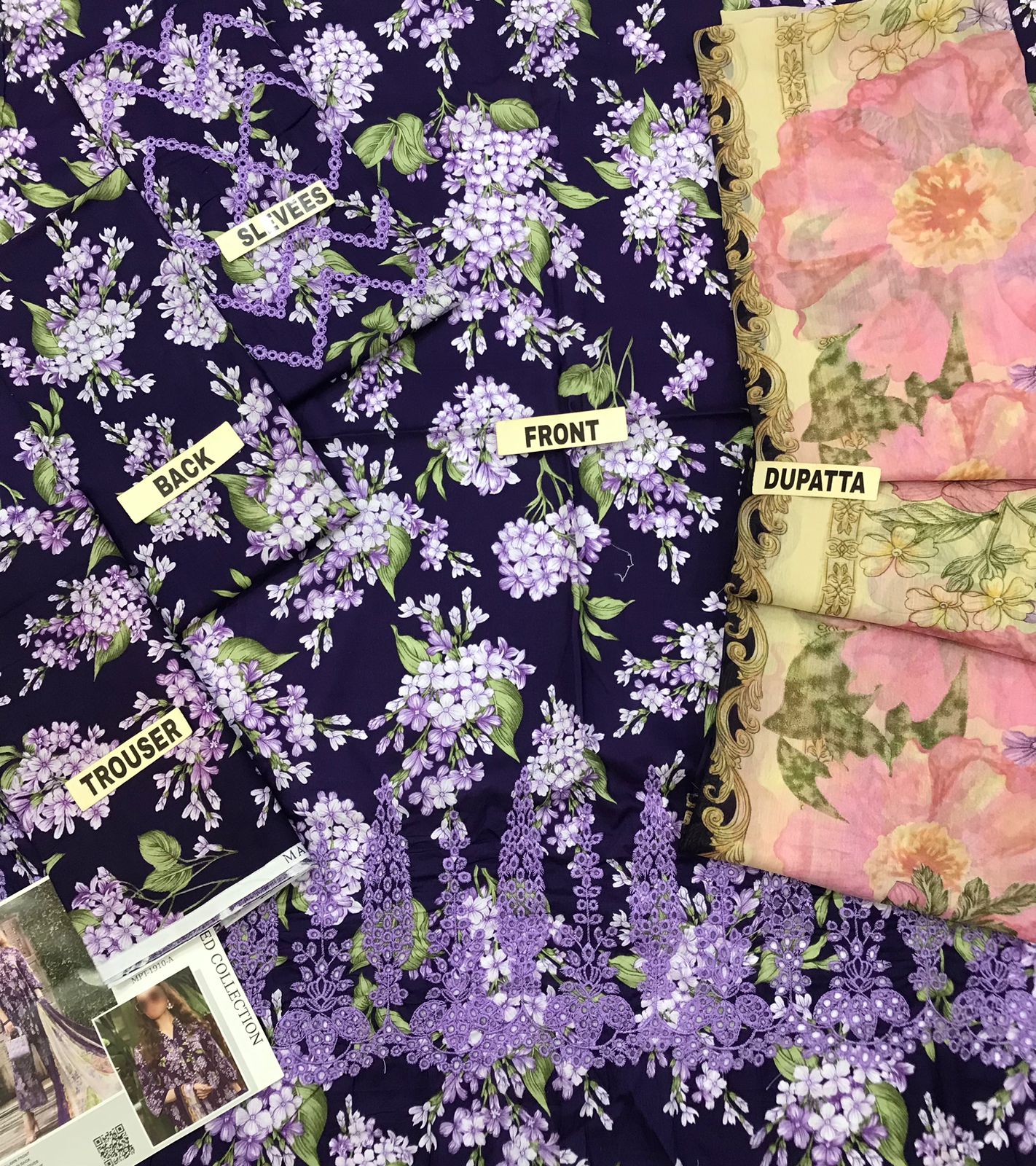 LUXURY LAWN UNSTITCHED 3PCS