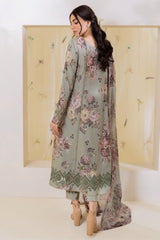 LUXURY LAWN UNSTITCHED 3PCS
