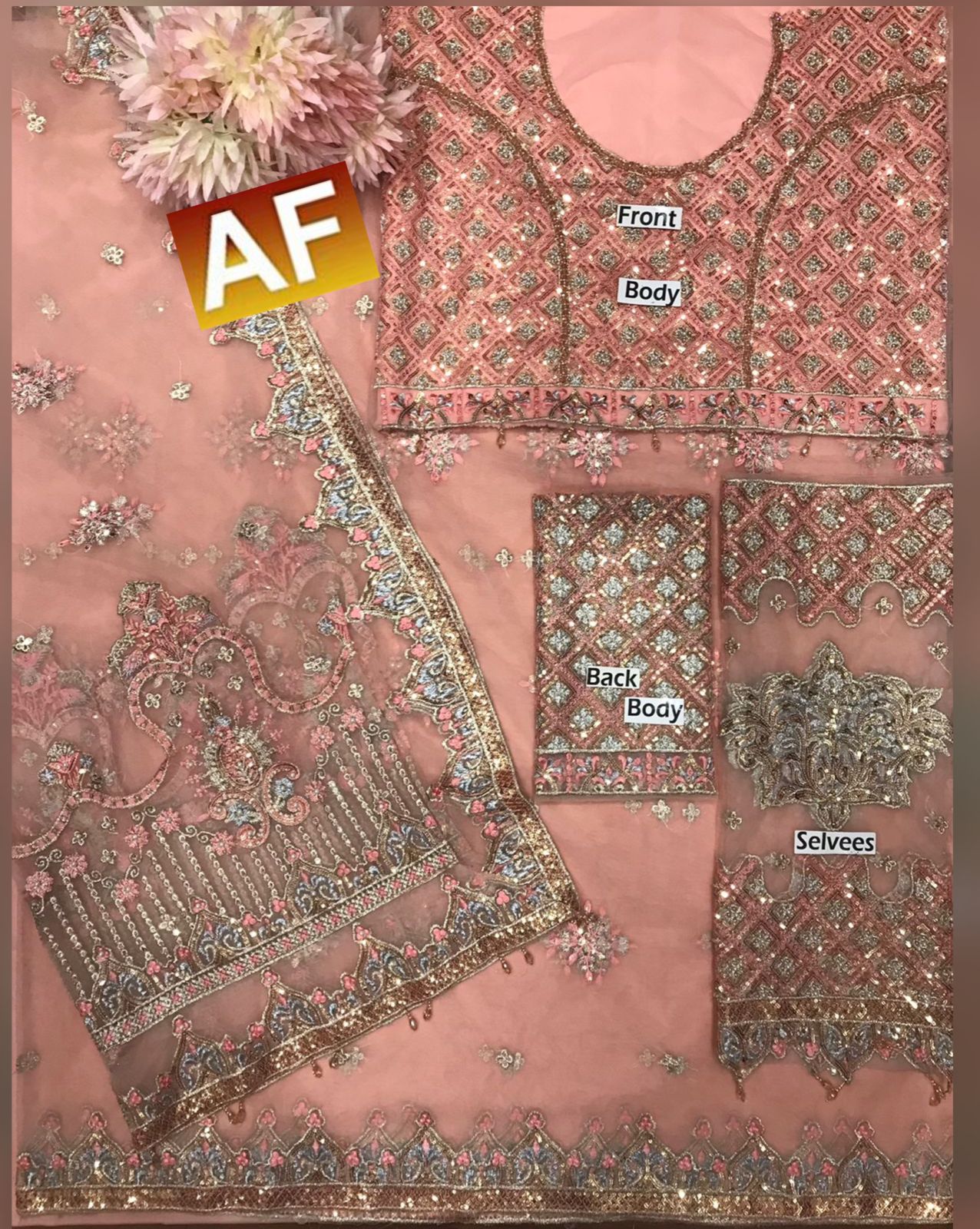 LUXURY HEAVY EMBROIDERED SAREE
