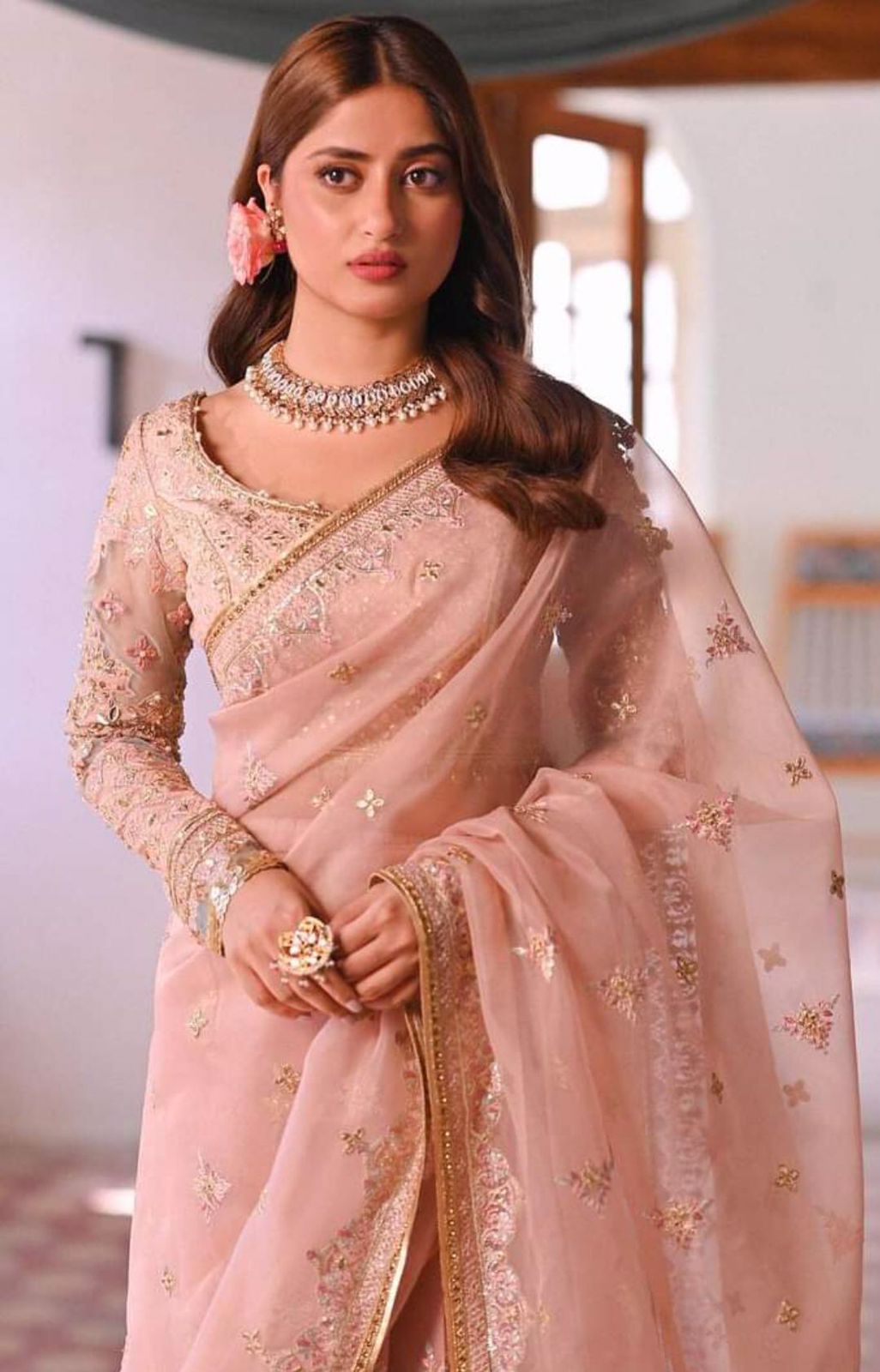LUXURY HEAVY EMBROIDERED SAREE