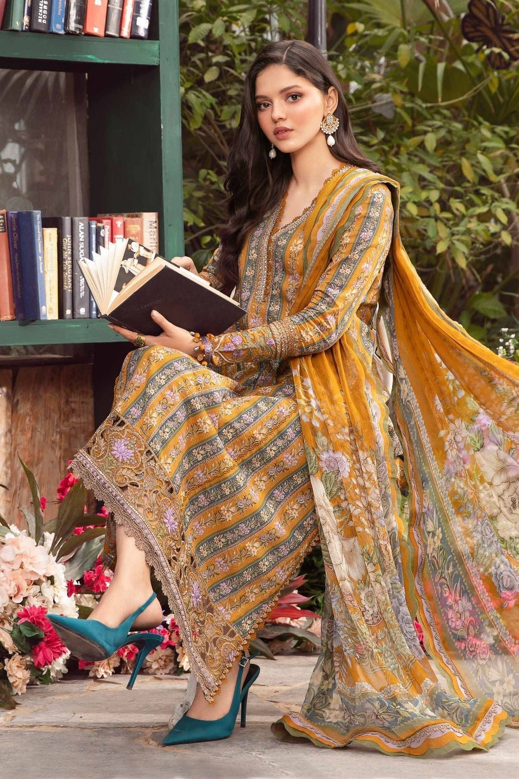 LUXURY LAWN UNSTITCHED 3PCS